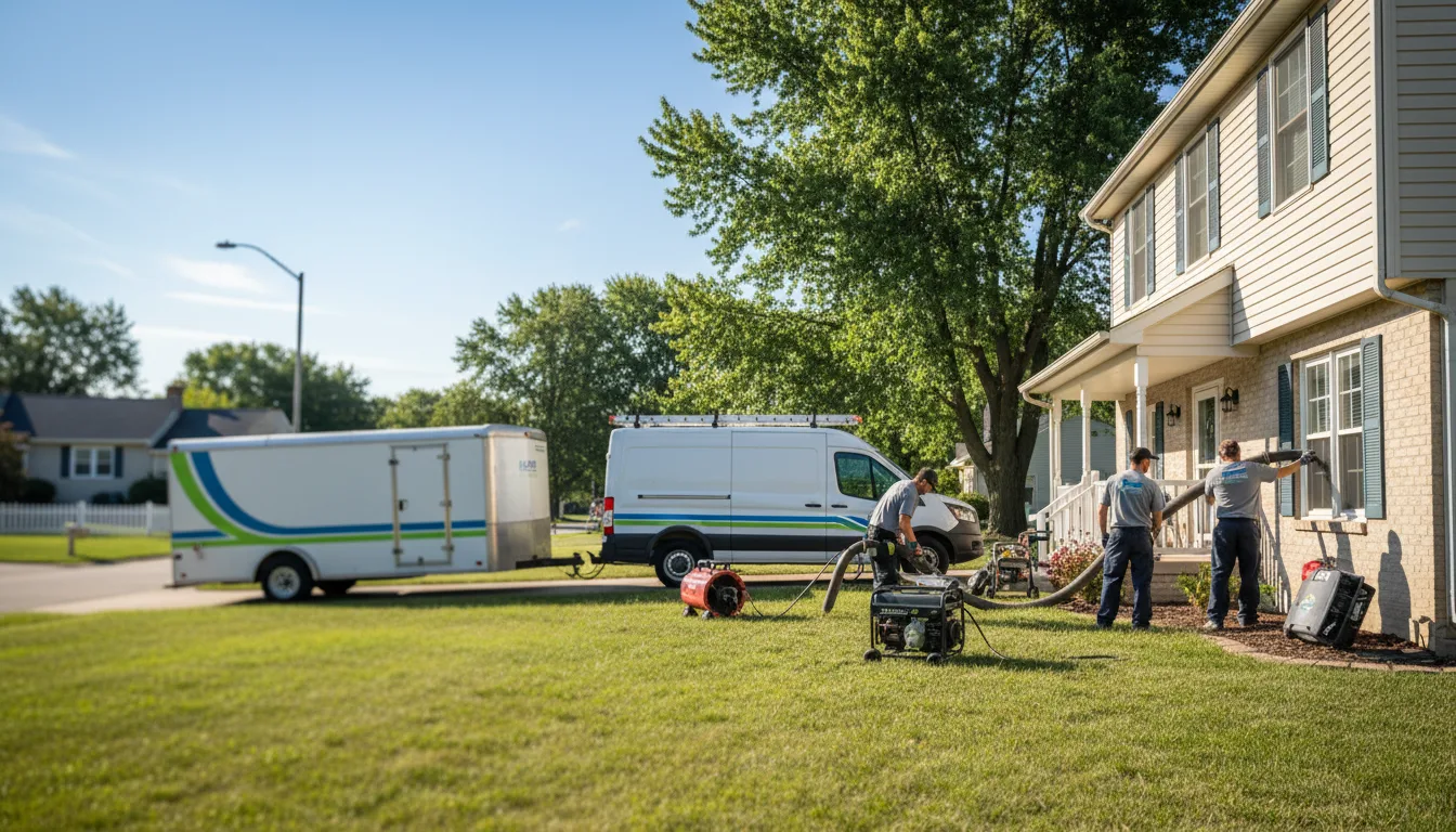 Flooded Basement Restoration And Cleanup With Repair in Stark, KS near me